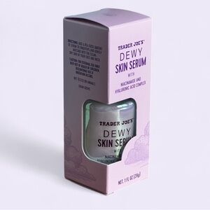 NWT Trader Joe’s Dewy Skin Serum Niacinamide & Hyaluronic Acid Hydrating Glowy